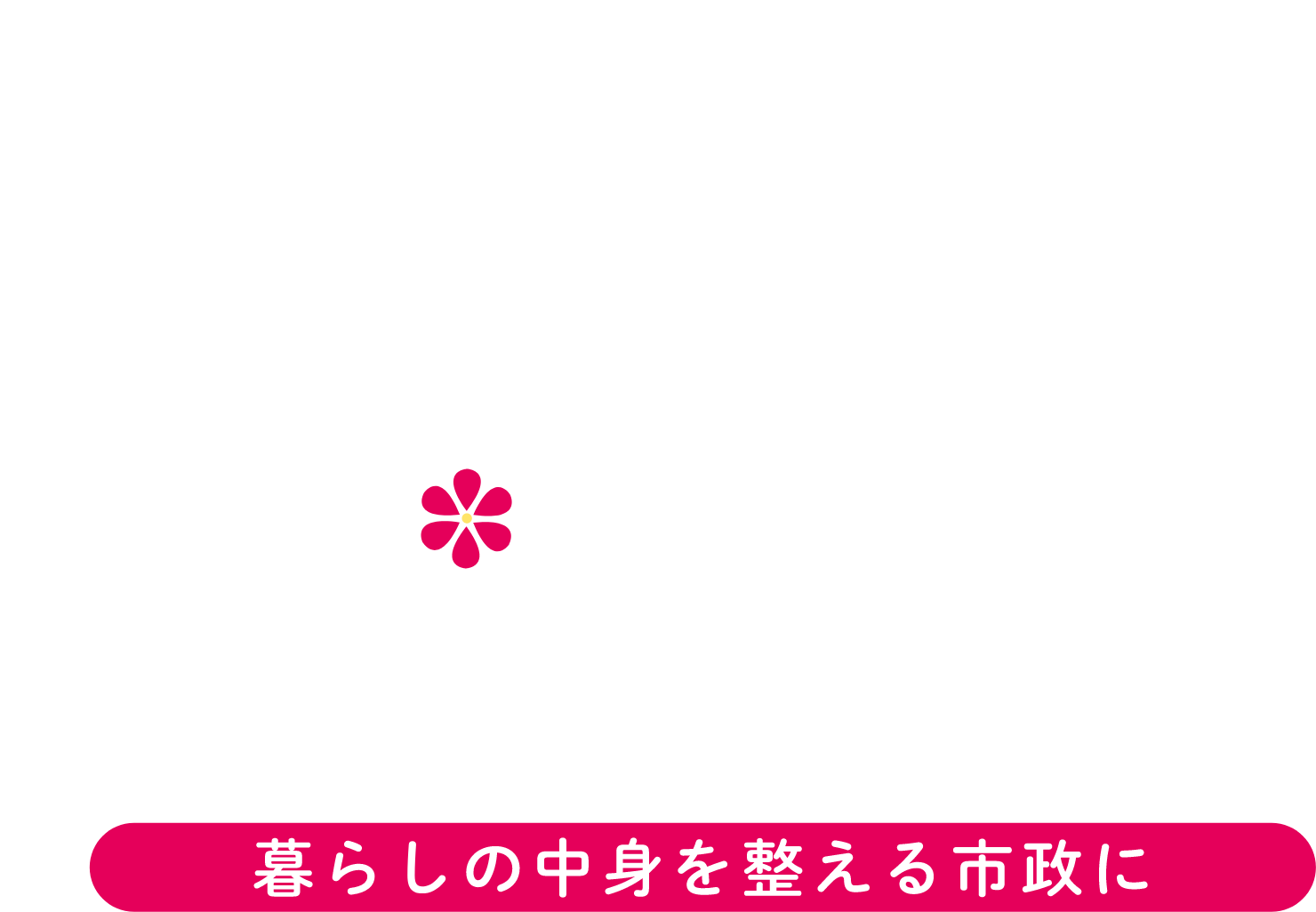 本吉のりこ 未来へ繋ぐバトン 暮らしの中身を整える市政に